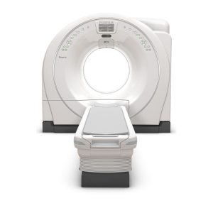 Fujifilm Supria Plus 32 CT scanner, front view product photo