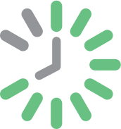 Battery charge status icon representing the Vivix-S detector's battery life