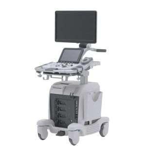 Hitachi Arietta 65 ultrasound system on a mobile cart
