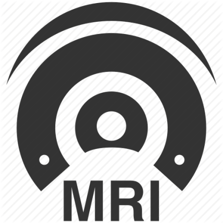 Icon of an MRI scanner labeled 'MRI'