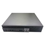 Compact micro PC archive server unit for PACS storage, angled view