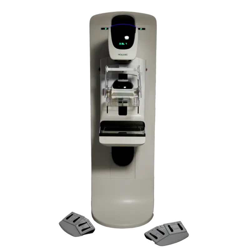 Hologic Selenia Dimensions 3D mammography system shown from the front