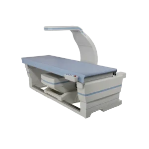 Hologic DEXA bone densitometry exam table with overhead scanning arm