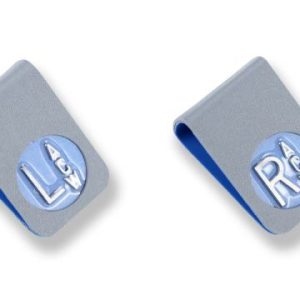 Pair of Kydex clipper markers with embossed L and R initials