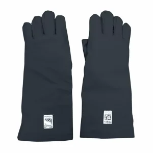 Pair of Revolution Maxi-Flex black 5-finger lead radiation protection gloves