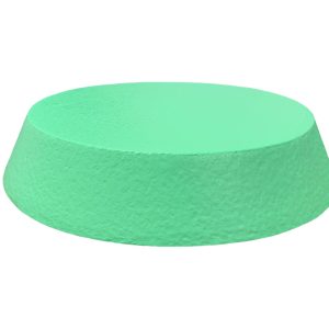 Green coated foam circular head block for patient head positioning
