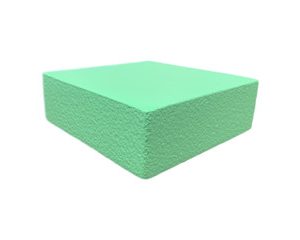 Green coated foam square positioning sponge
