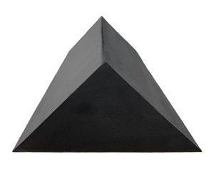 Dark gray closed cell foam wedge sponge, large 45-degree spinal body angle